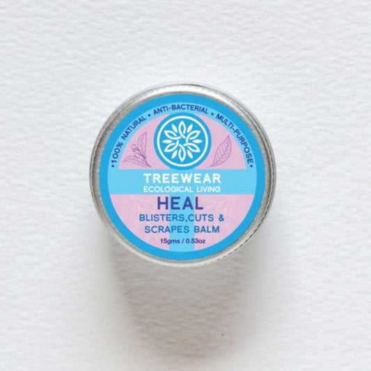 Tree Wear Heal Balm - For Cuts, Scrapes & Blisters - 15 Gms