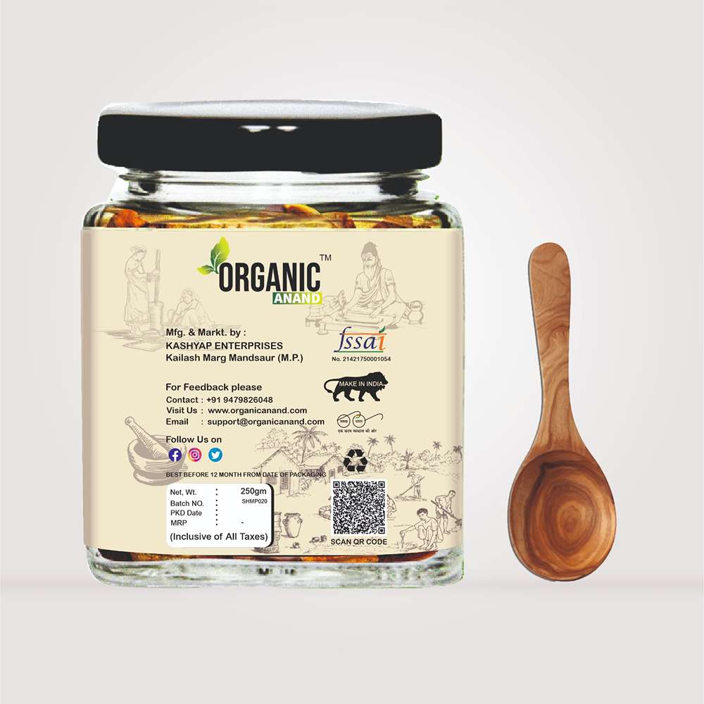 Organic Anand Homemade Seedless Hing Mango Pickles 250gram Oil-Free Traditional Khatta Aam ka Achar with Neemwood Spoon No Preservative