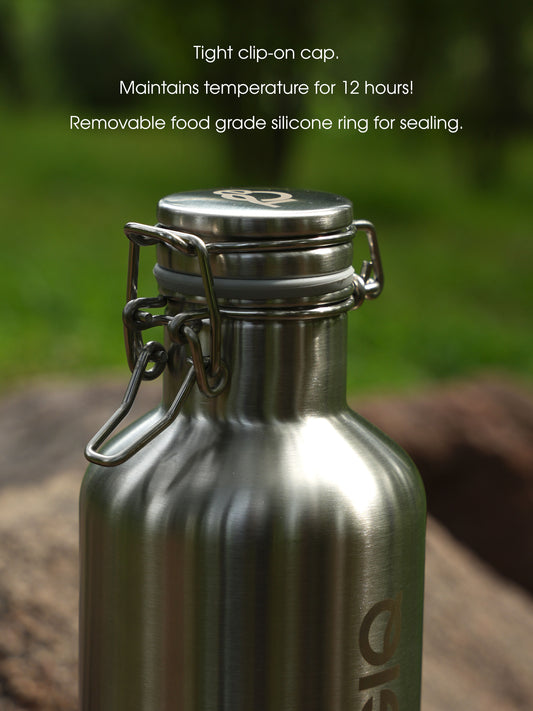 Plastic-Free Steel Bottle | 1 Liter