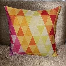 Geometric Upcycled Cushion Cover Pack Of 2