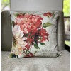 Red Floral Upcycled Cushion Cover Pack Of 2