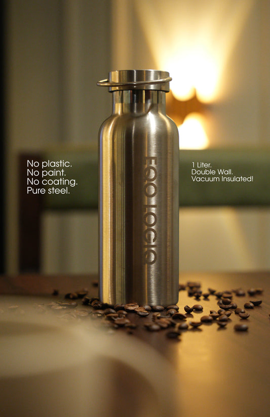 Plastic-free Steel Bottle | 500ml